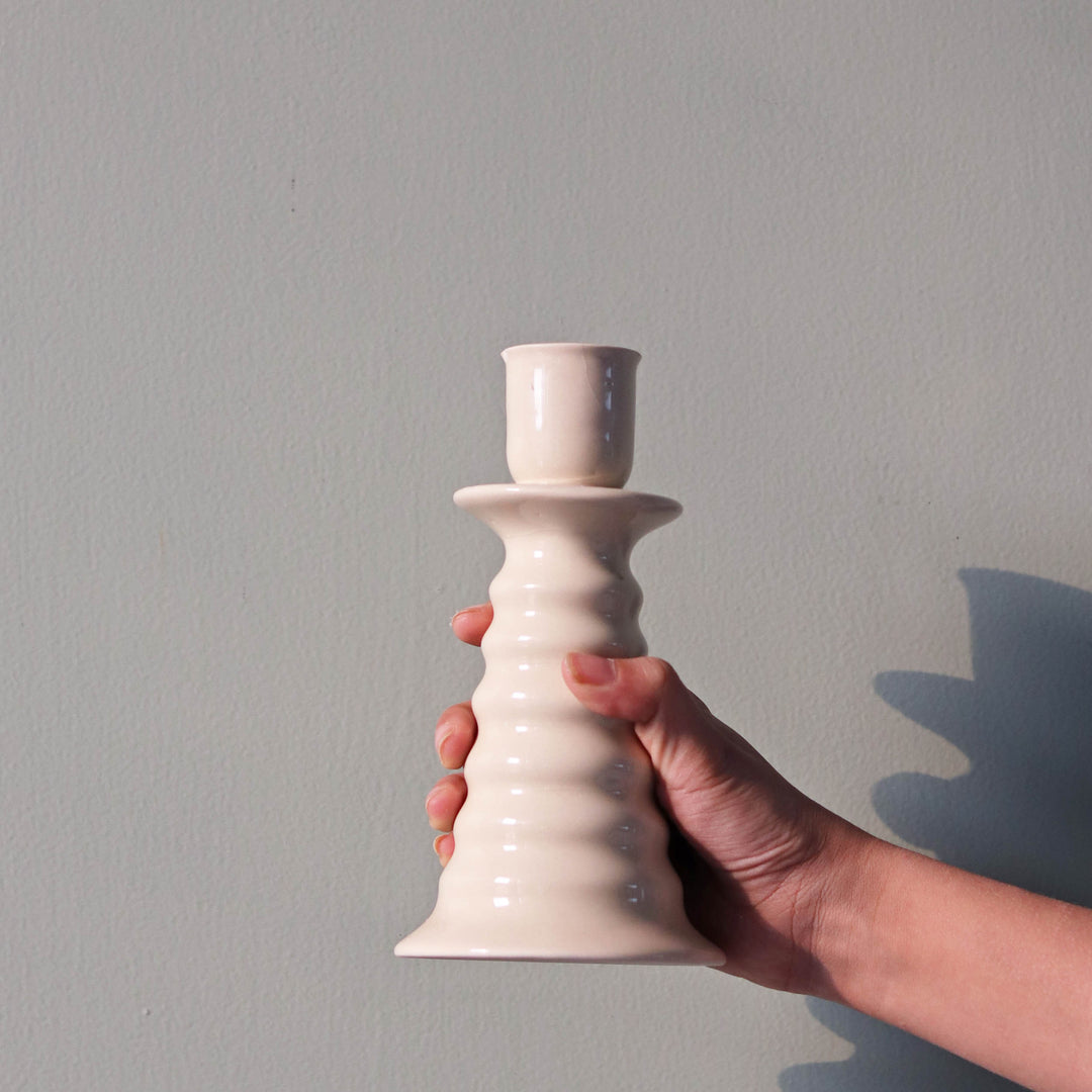 Muun Home Ceramic Coil Candle Holder