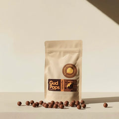 GUD POPS – Chocolate Coated Roasted Channa | High Protein | Guilt-Free Healthy Snack | Plant-Based | Crunchy Chocolate Treat