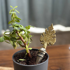 Pravaah Patra Wine Stopper - made in solid brass