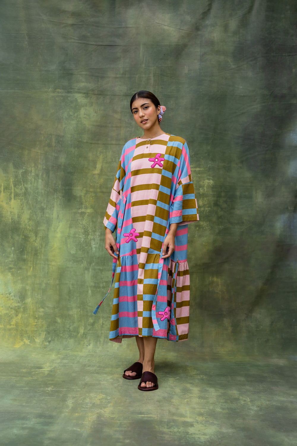 Doodlage Edith Striped Dress
