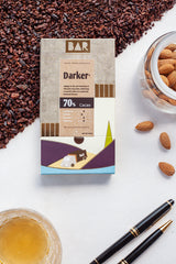 BAR Darker 70% – Idukki Origin Dark Chocolate – 80 gm