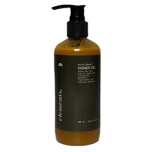 Soothing Aromatherapy Shower Gel with Patchouli, Frankincense, and Himalayan Cedarwood - 300ml