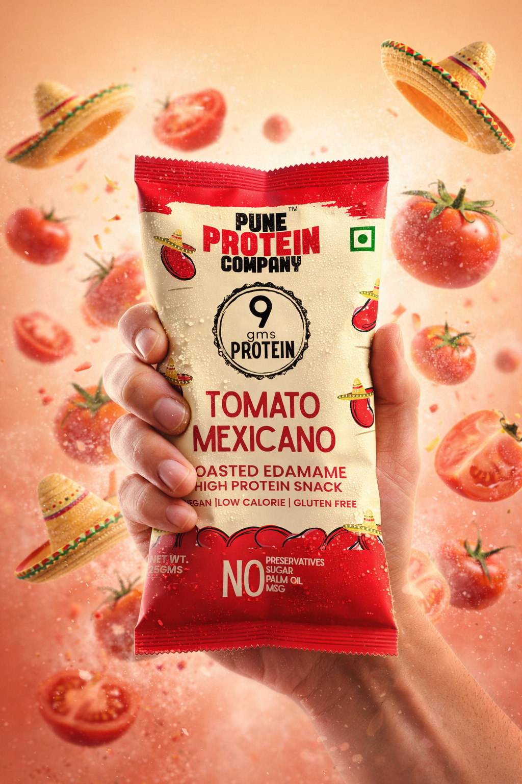 TOMATO MEXICANO 25gms | Roasted Edamame