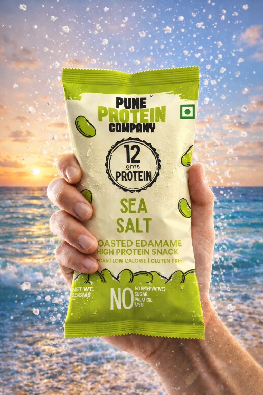 SEA SALT 25gms| Roasted Edamame