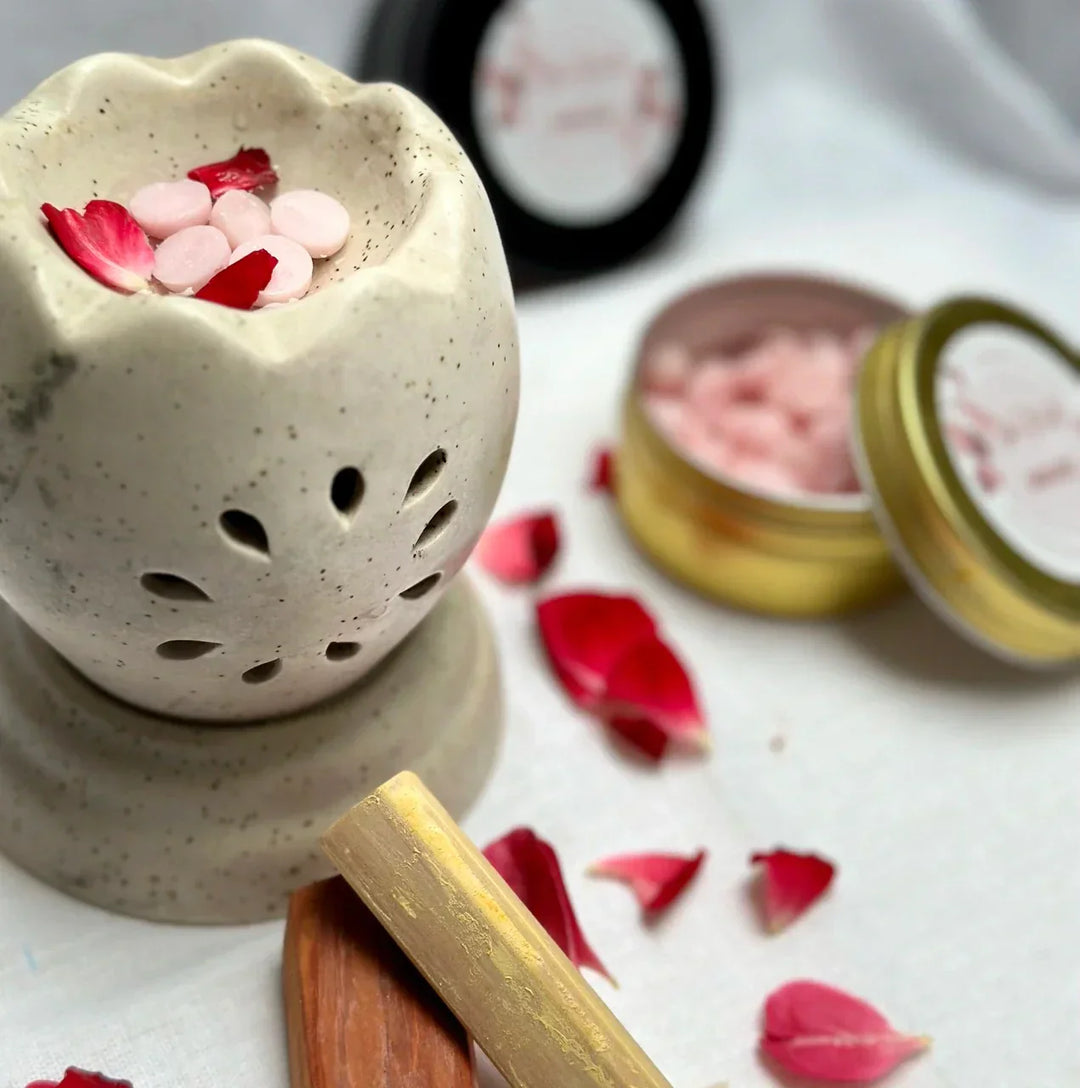 Pravaah Sandalrose Wax Melt Beads  | Handmade in Pure Soy Wax