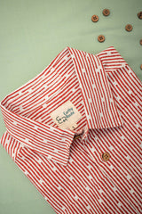 Earthy Route Red lakeer · half sleeve shirt