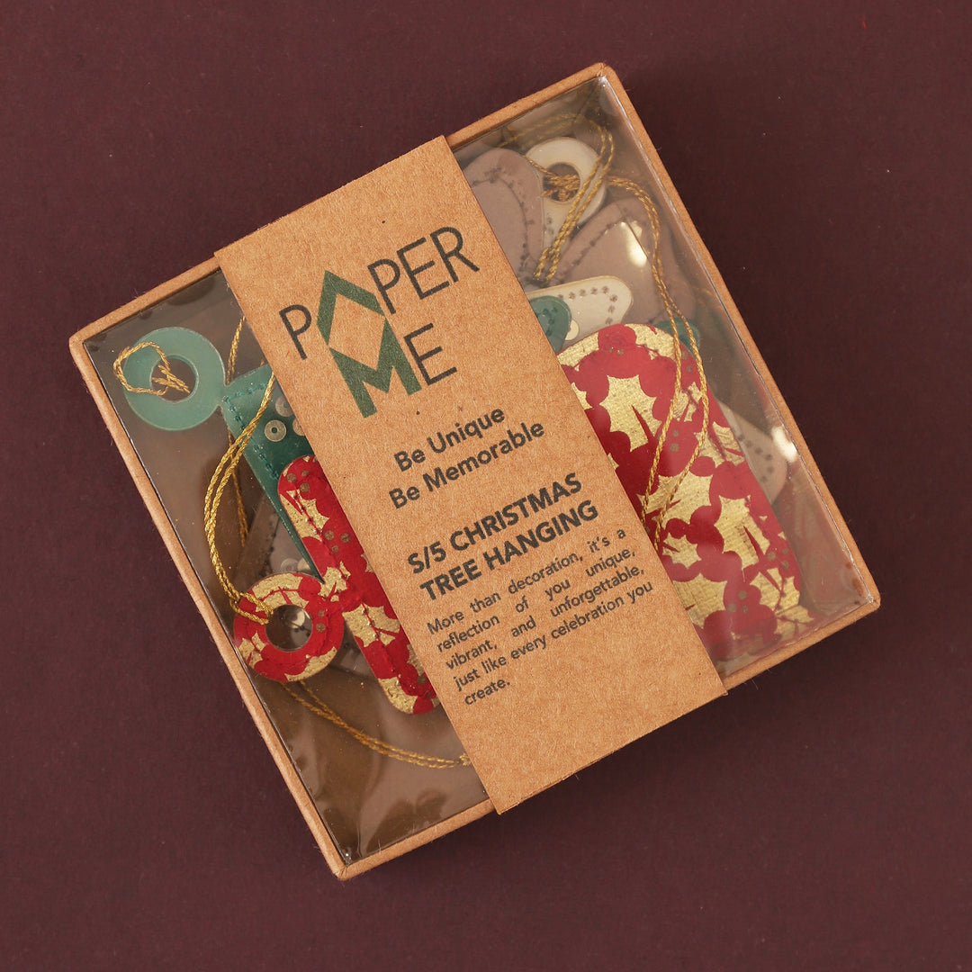 Christmas Tree Hanging ( Set of 5 )