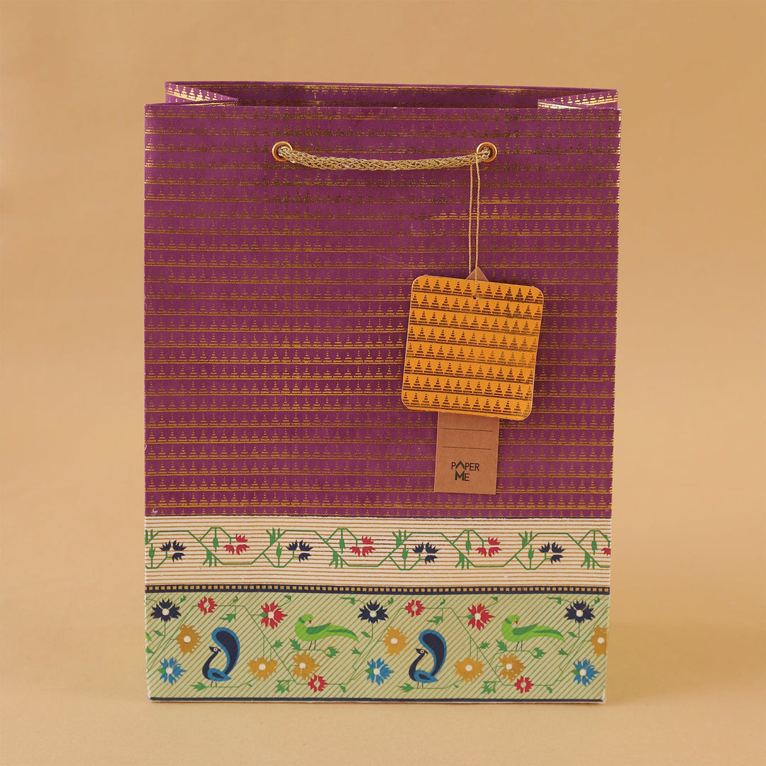 Paithani Medium Gift Bag (Set Of 3)