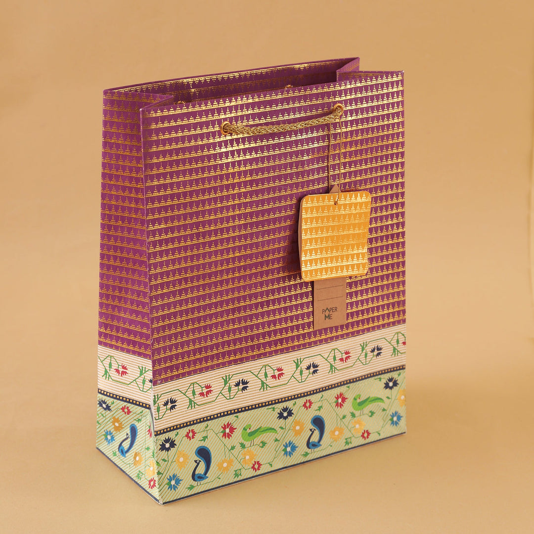 Paithani Medium Gift Bag (Set Of 3)