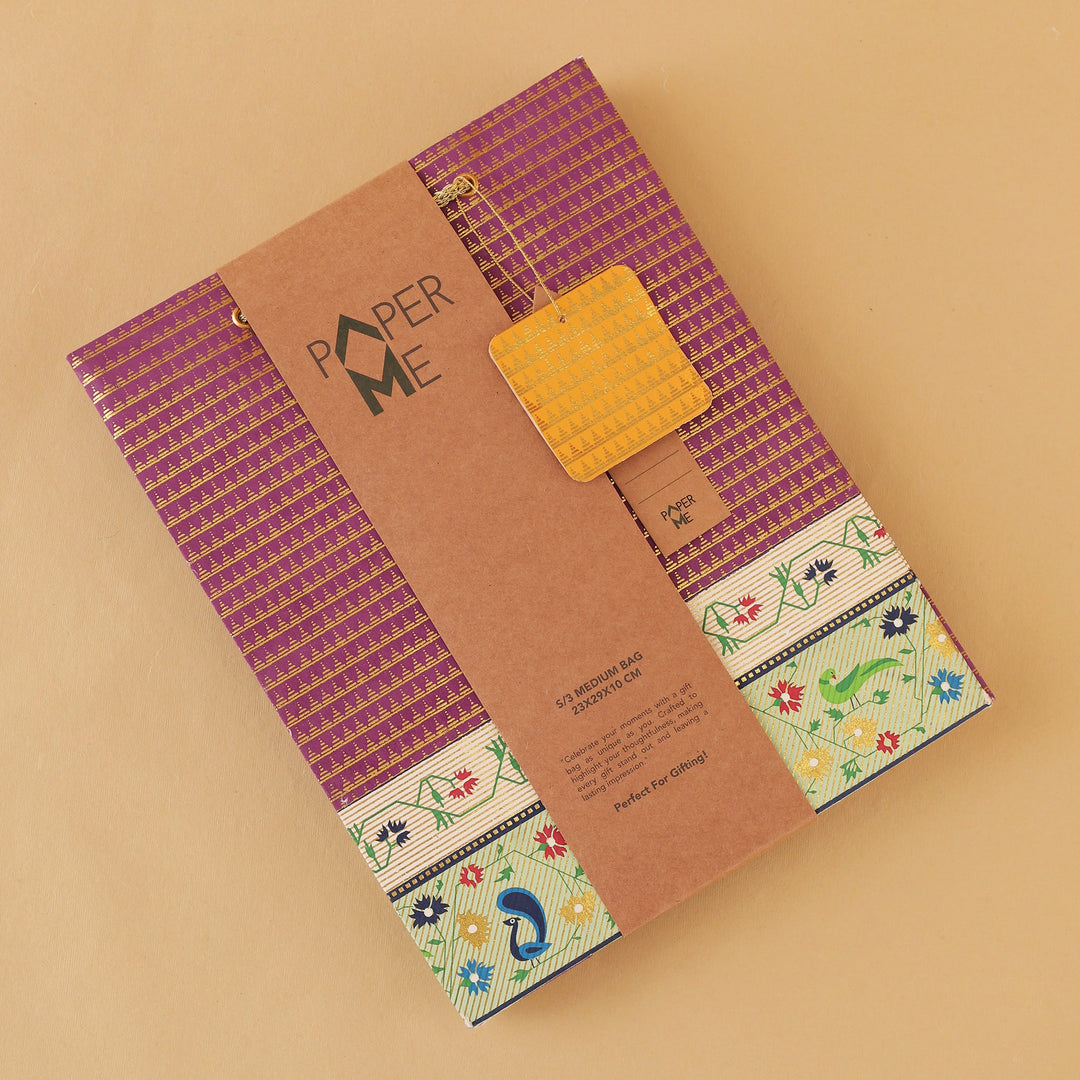 Paithani Medium Gift Bag (Set Of 3)