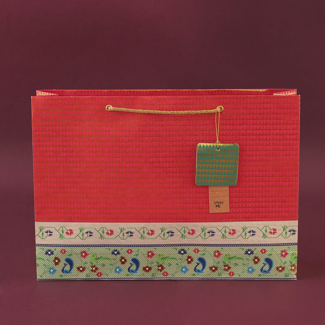 Paithani Large Bag (Set Of 3)
