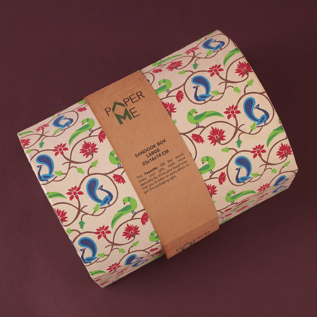 Paithani Large Sandook Box