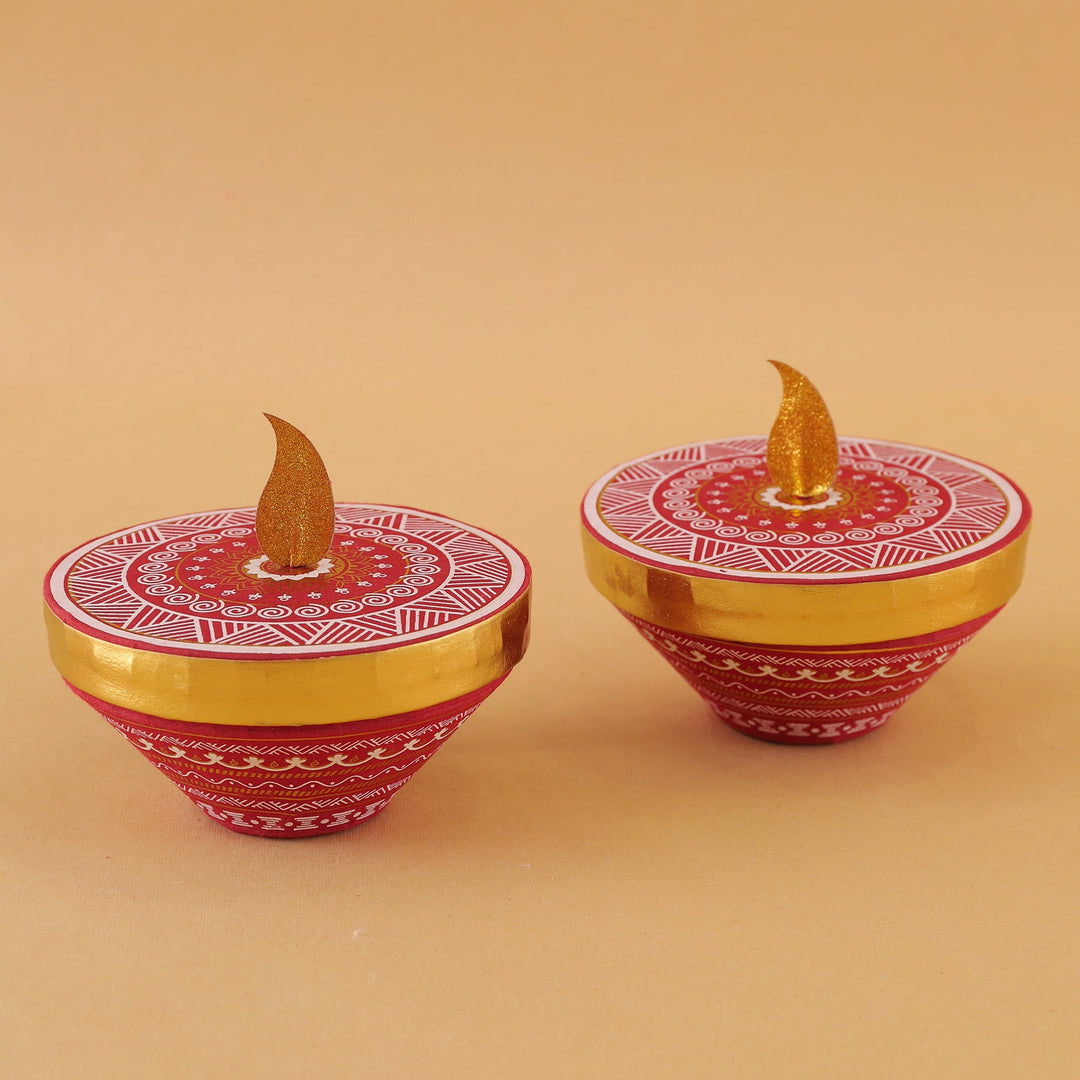Diya Shaped Box S/2