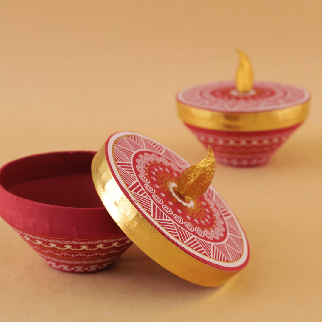 Diya Shaped Box S/2
