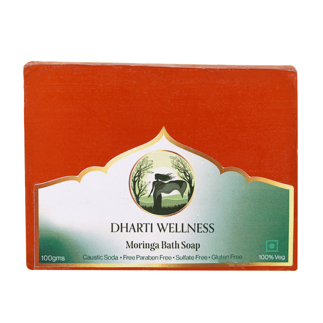Moringa Bath Soap -  | Organic | Natural | Caustic - Soda Free | Dry Itchy Skin | Hydrating | Stress Relief