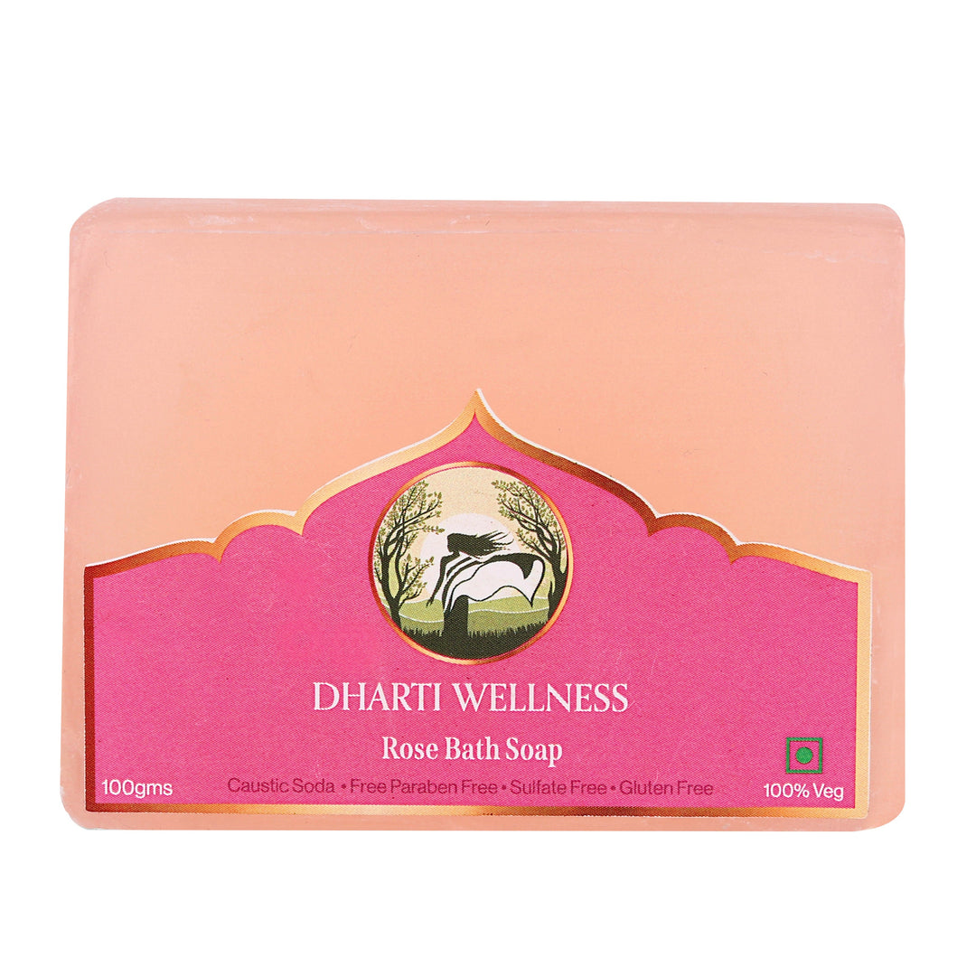 Rose Soap -  Organic | Natural | Caustic - Soda Free | Brightening | Glow | Nourishing | Rich In Antioxidants | Mood Lifting Ritual