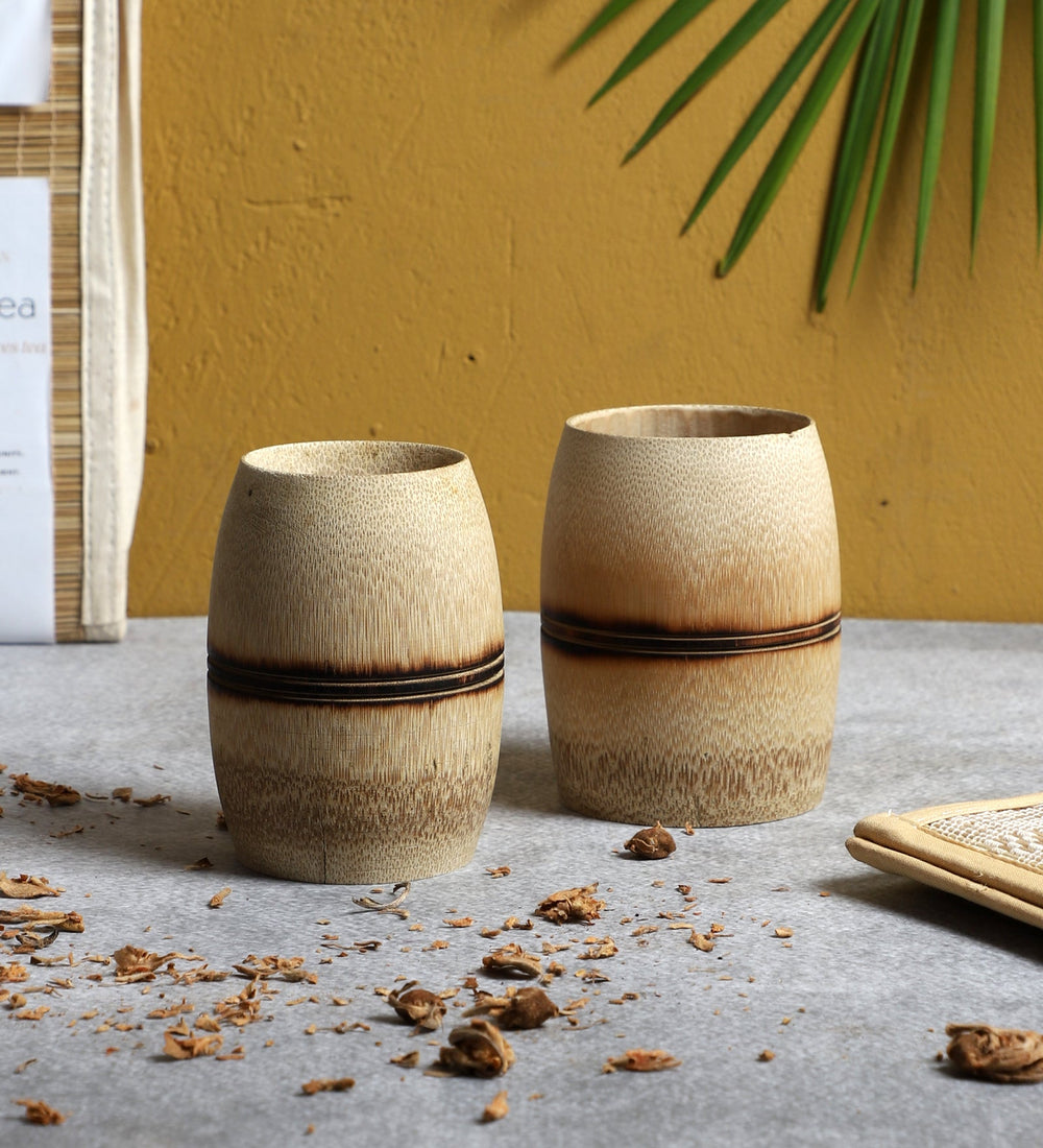Silpakarman Bamboo Kulhad | Smoke Finish | 4 Inch