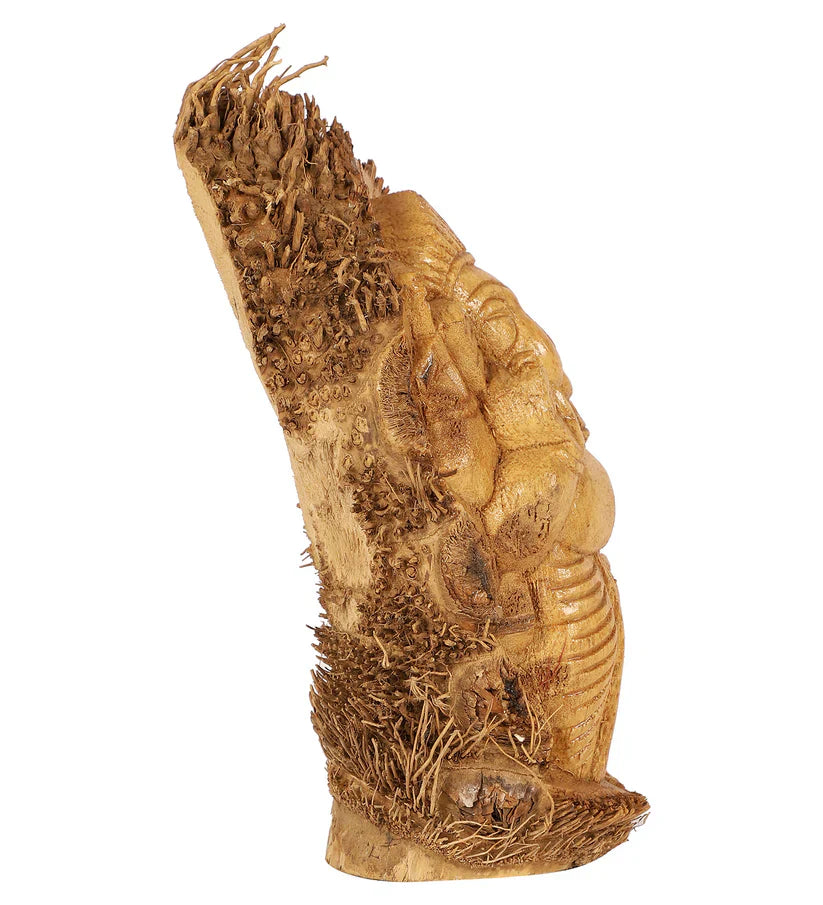 SILPAKARMAN Hand-carved Bamboo Root Idol - Ganesh