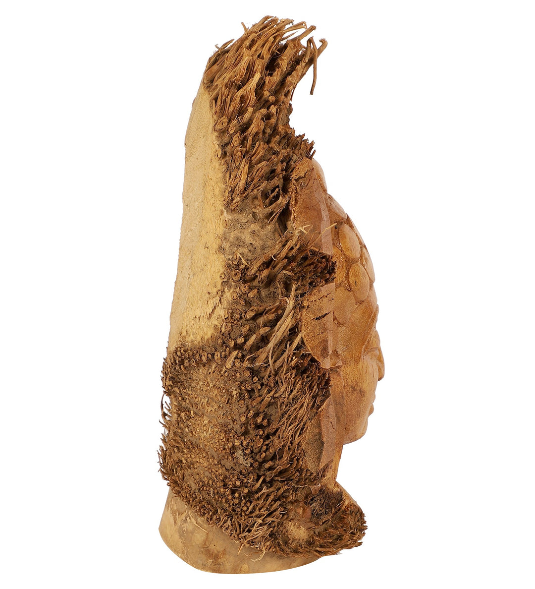 Hand-carved Bamboo Root Idol - Buddha