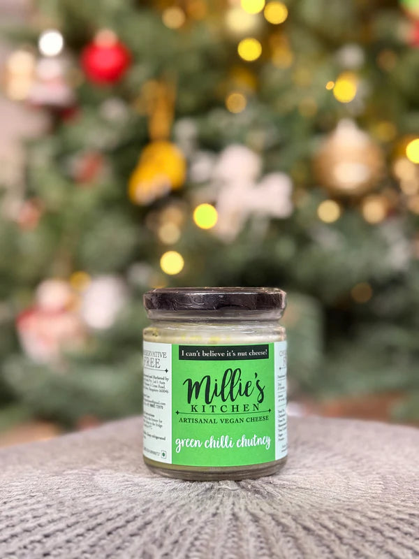 Millie's Vegan Cheese Green Chili Chutney Cheese Spread