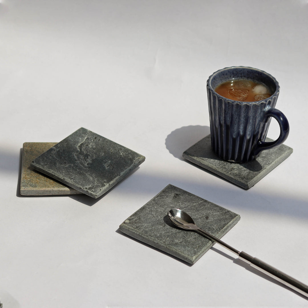 Muun Home Slate Coasters Set of 4
