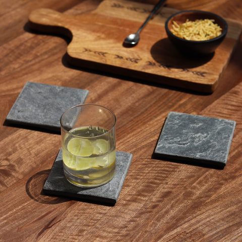 Muun Home Slate Coasters Set of 4