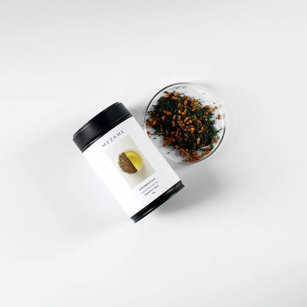 Mezame Genmaicha Japanese Green Tea | Brown Rice Blend | Loose Leaf