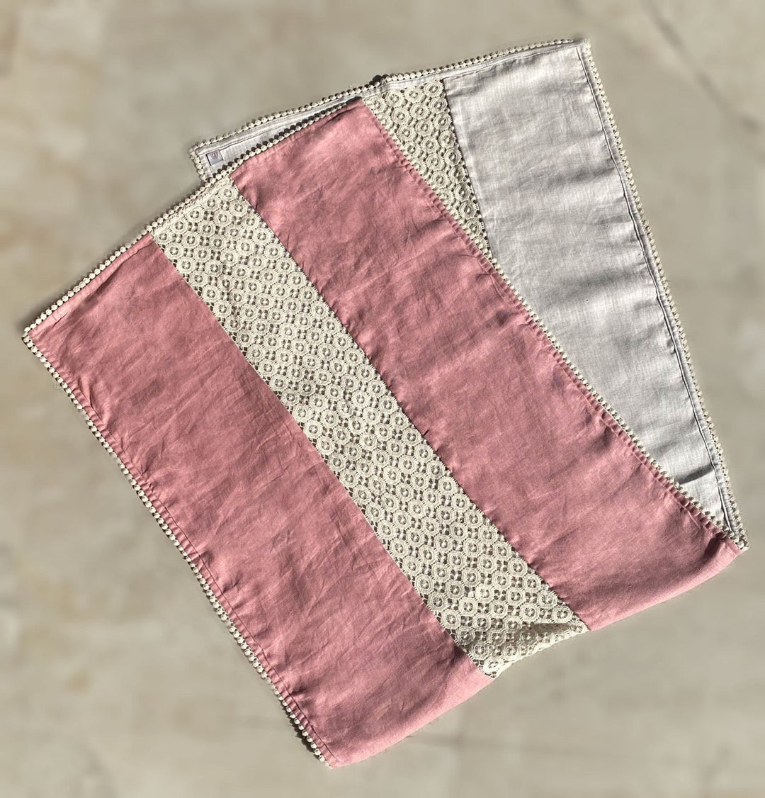 Pravaah Dharanee 2.0 - reversible table runner