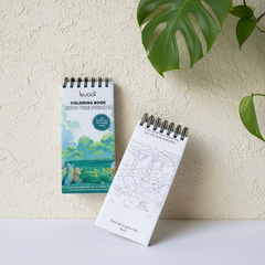 Into the forest Plantable Colouring book