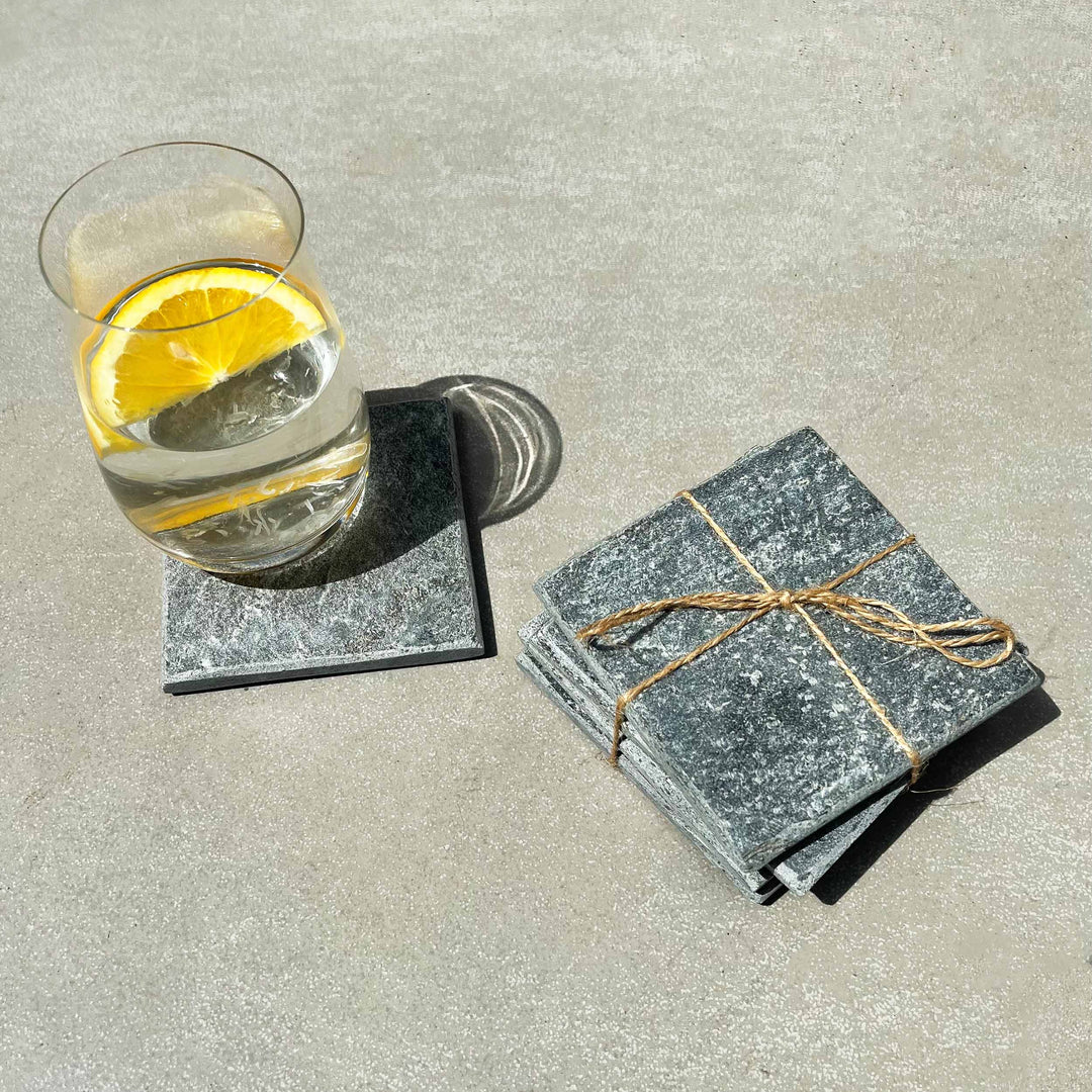 Muun Home Slate Coasters Set of 4