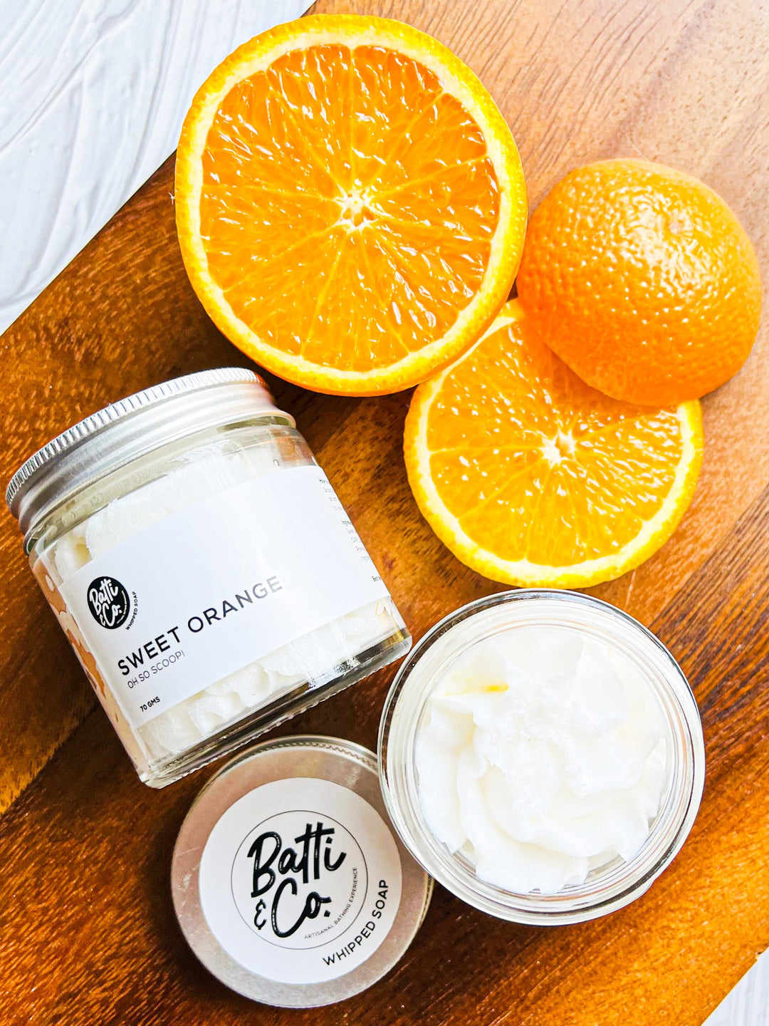 Batti & Co. Sweet Orange Whipped Soap 70g
