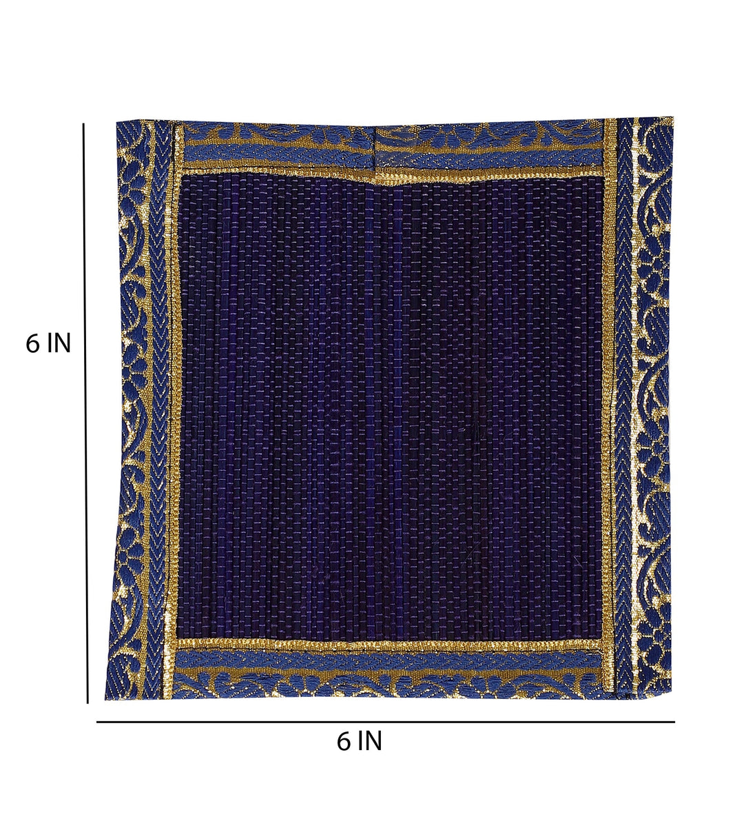 Bamboo Dining Mats - Purple (Set of 13)