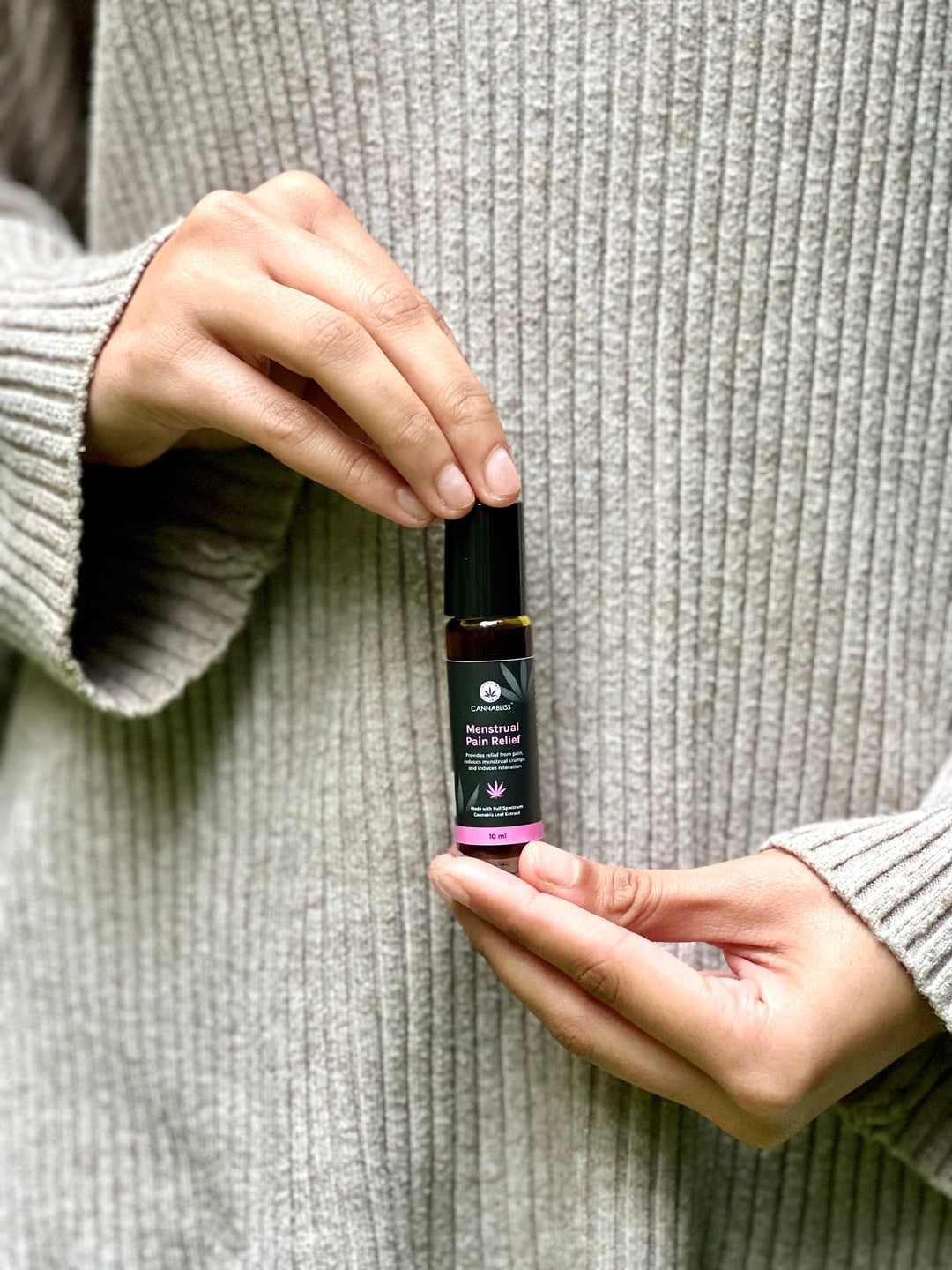 India hemp Organics Cannabliss Menstrual Pain Relief Roll On - 10 ML