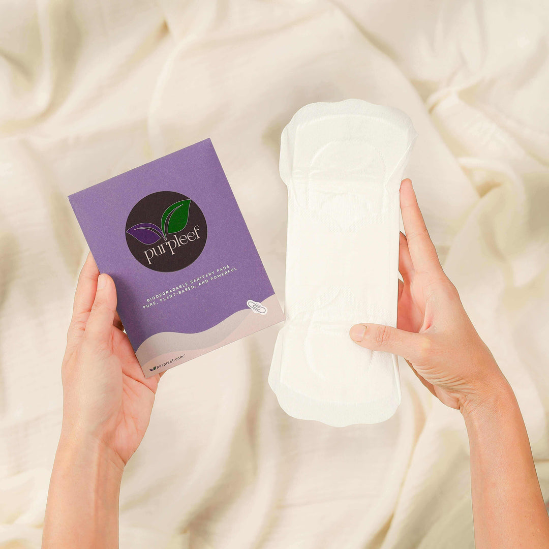 Purpleef Bamboo & Corn Fiber Sanitary Pads