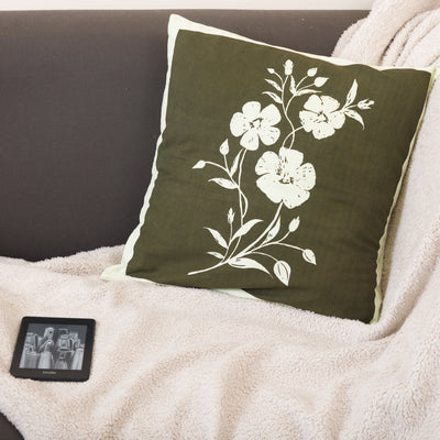 Primula recycled cotton cushion