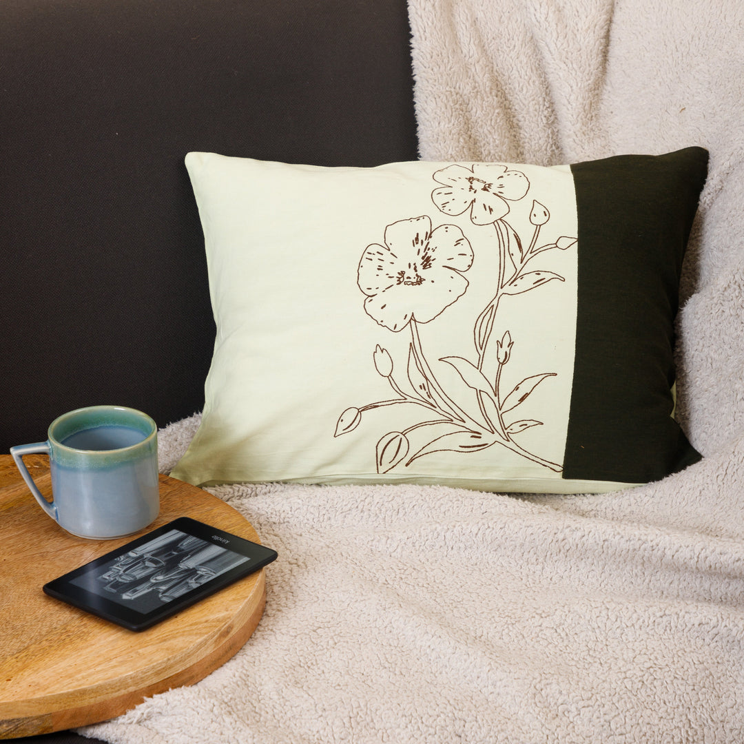 Pravaah Primula sham cushion