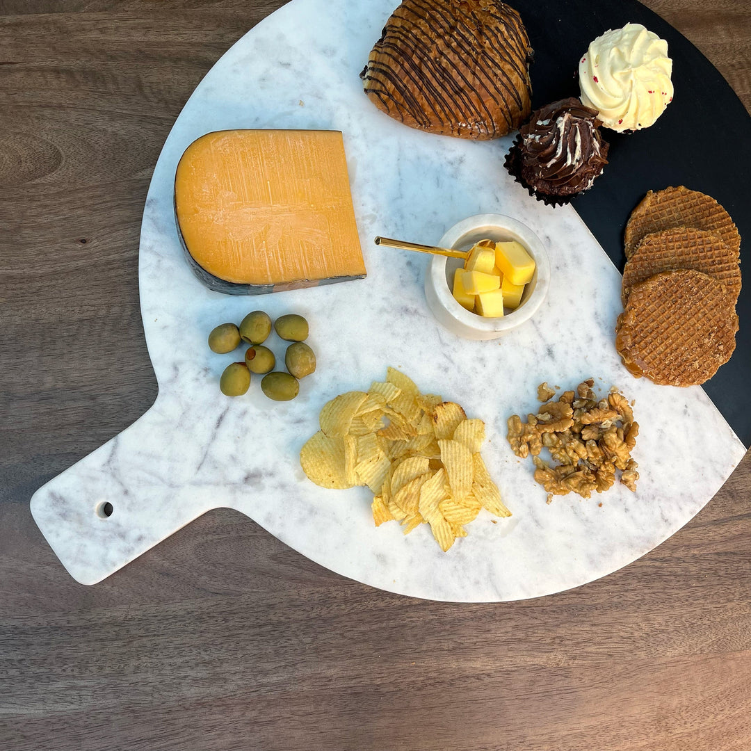 Muun Home Marble and wood XL platter