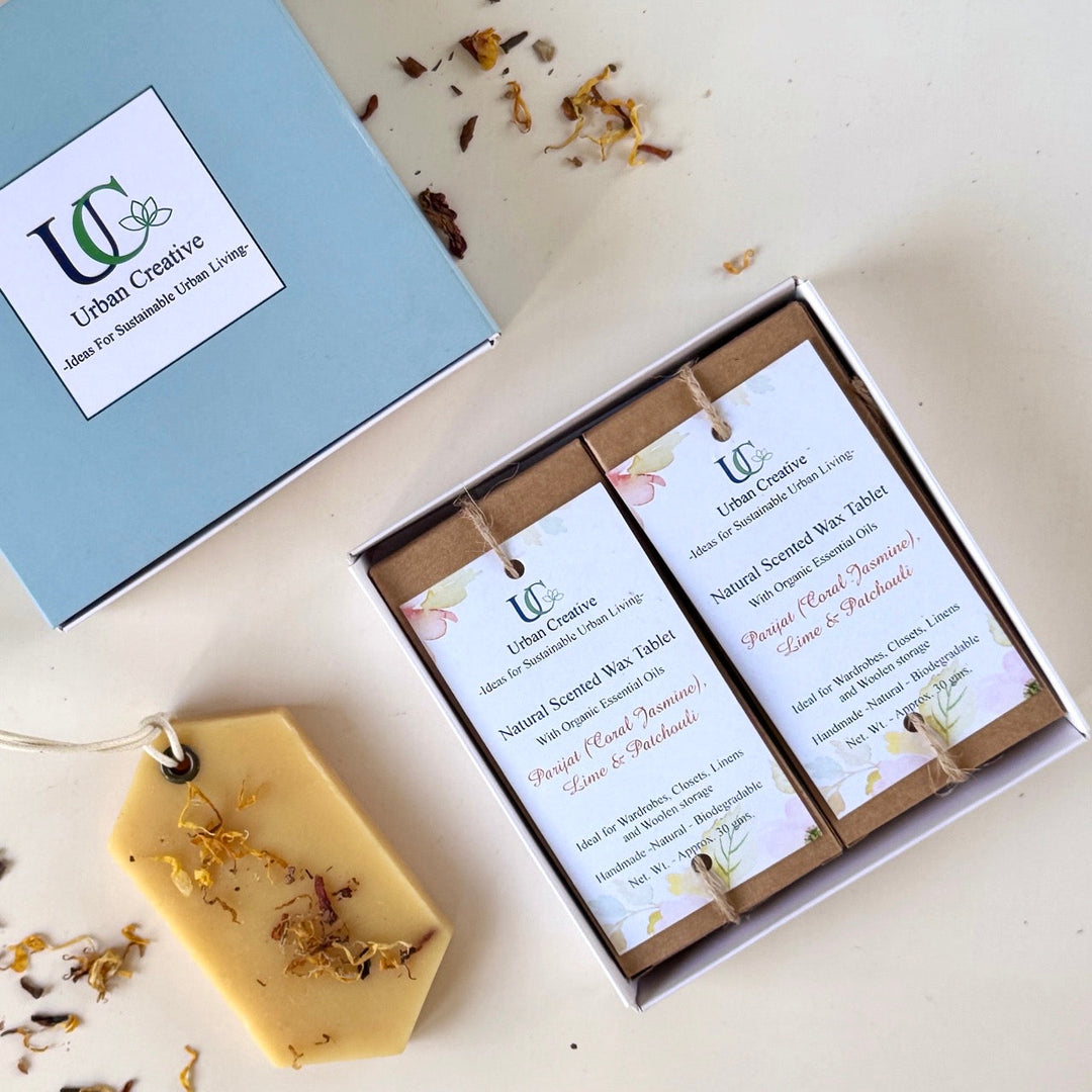 Gift Set of 2 Natural Scented Wax tablets/  Aroma Wax Bars  in assorted fragrances