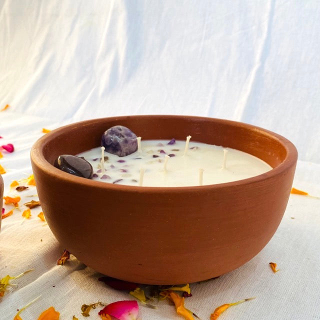 Pravaah Nalika indoor outdoor candles | 5 wick and 7 wick | citronella and peppermint