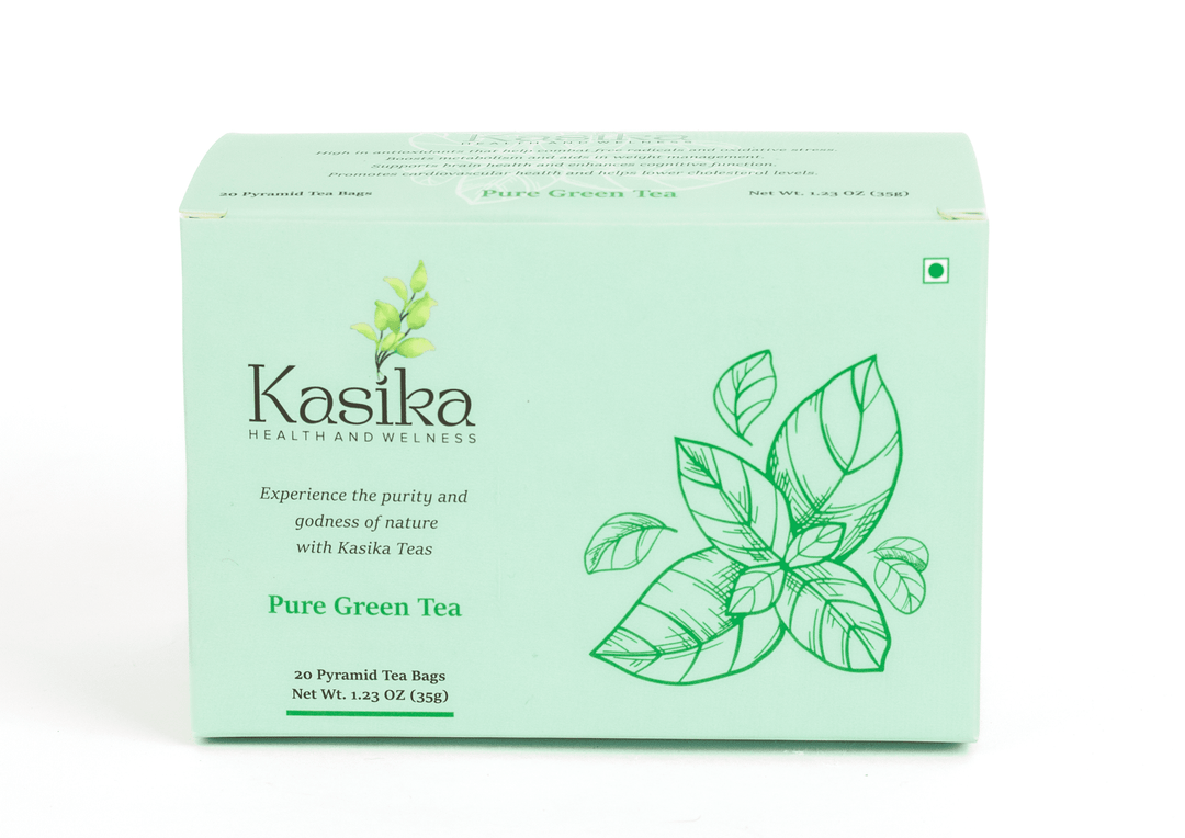 Kasika Pure Green Tea Leaves in Pyramid Tea