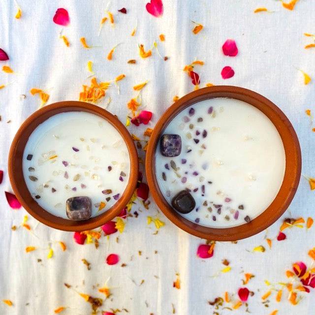 Pravaah Nalika indoor outdoor candles | 5 wick and 7 wick | citronella and peppermint