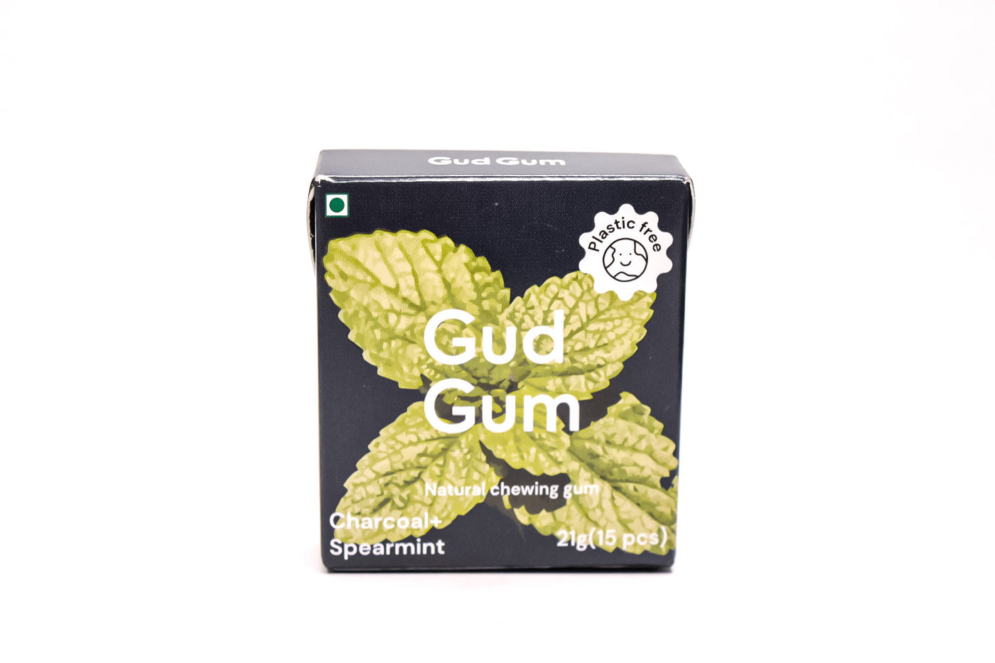 Gud Gum Charcoal Mint Chewing Gum- Pack of 4