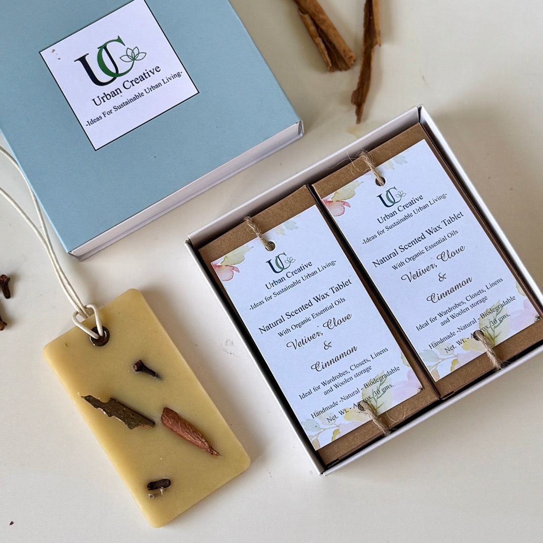 Gift Set of 2 Natural Scented Wax tablets/  Aroma Wax Bars  in assorted fragrances