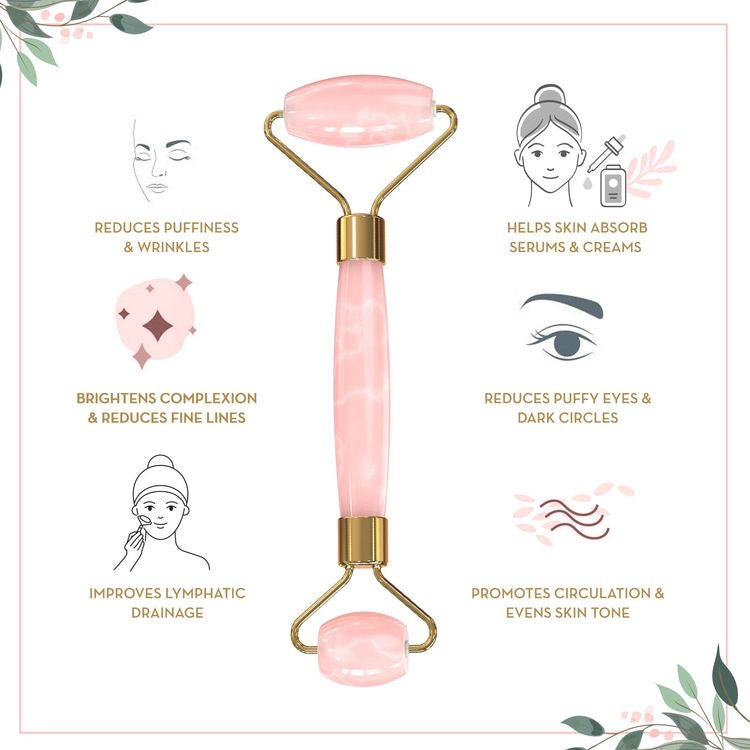 Rose Quartz Facial Roller