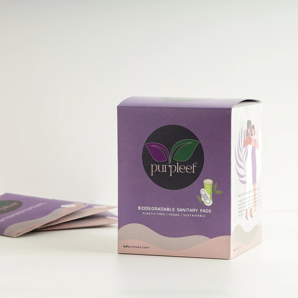 Purpleef Bamboo & Corn Fiber Sanitary Pads