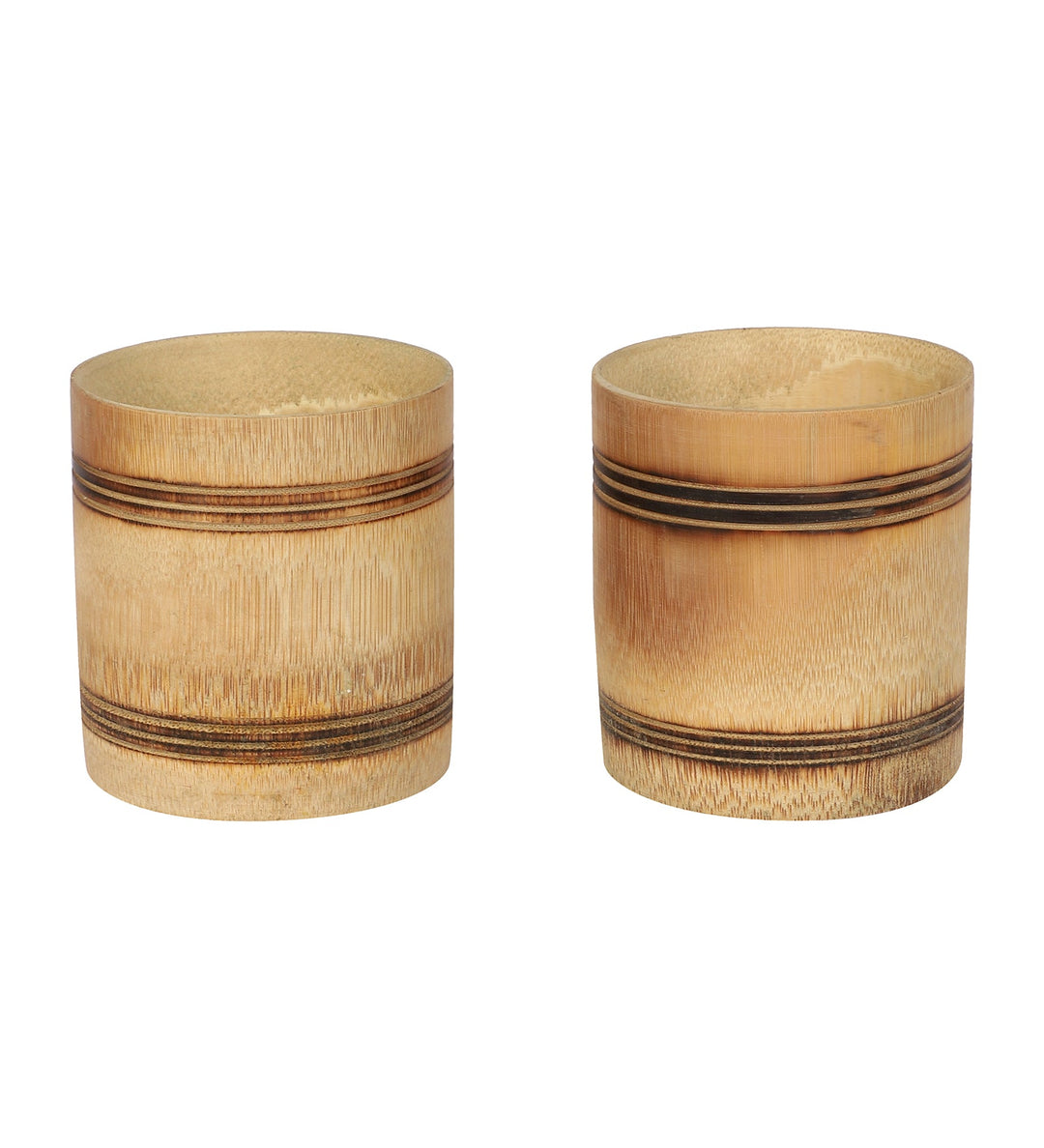 Silpakarman Bamboo Whiskey Glass | Smoke Finish