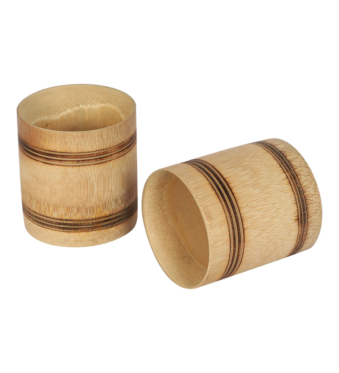 Silpakarman Bamboo Whiskey Glass | Smoke Finish