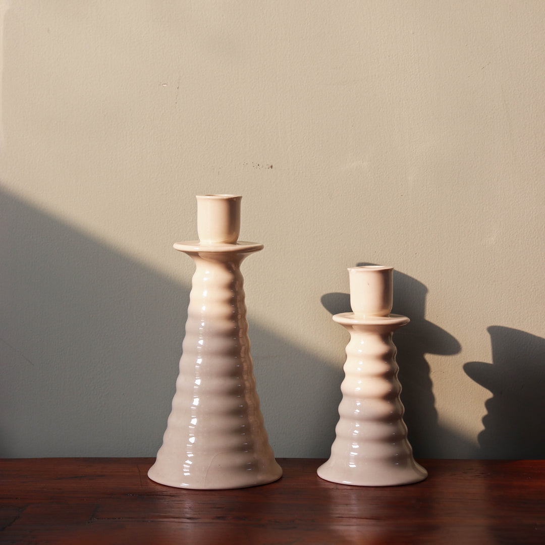 Muun Home Ceramic Coil Candle Holder