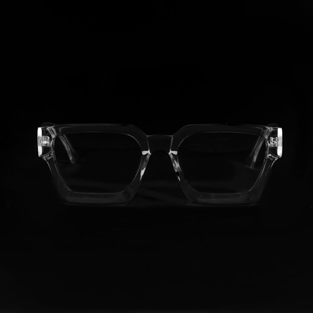 Monkstory MonkStory Runway Acetate Unisex Sunglasses - Nerdy Tranparent