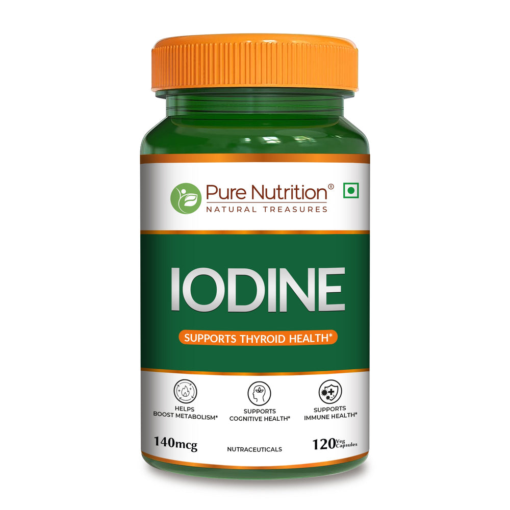 Plant-Based Iodine Supplement  Thyroid Support & Metabolic Balance